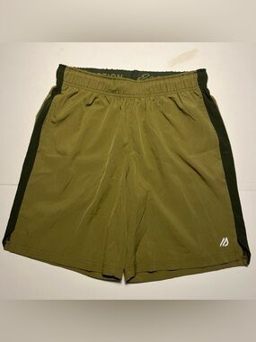 Eddie Bauer Mens Motion Running Jogging Activewear Shorts Olive Size S